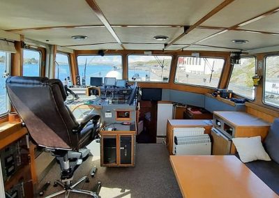 Krásné výhledy ze salónu lodi Nonoah