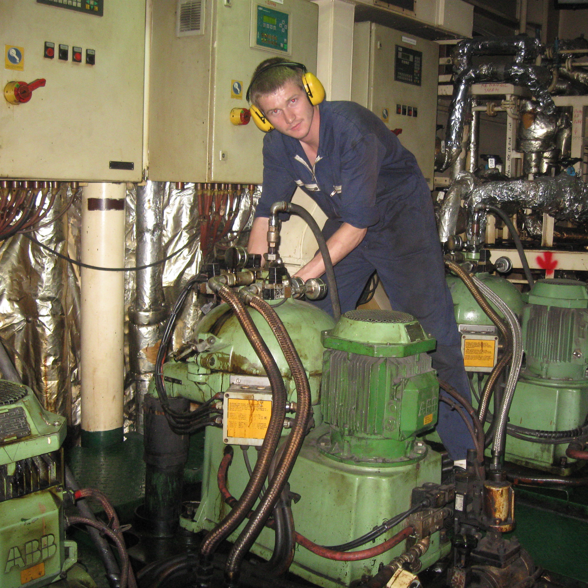 Dalibor Ivanega - začátky ve strojovnách Dalibor Ivanega - začátky ve strojovnách