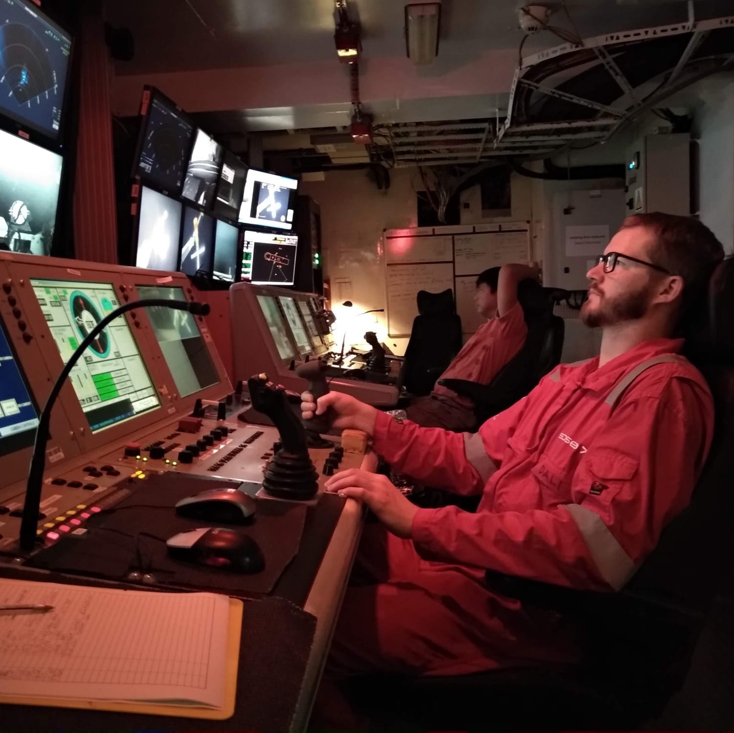 ROV control room ROV control room